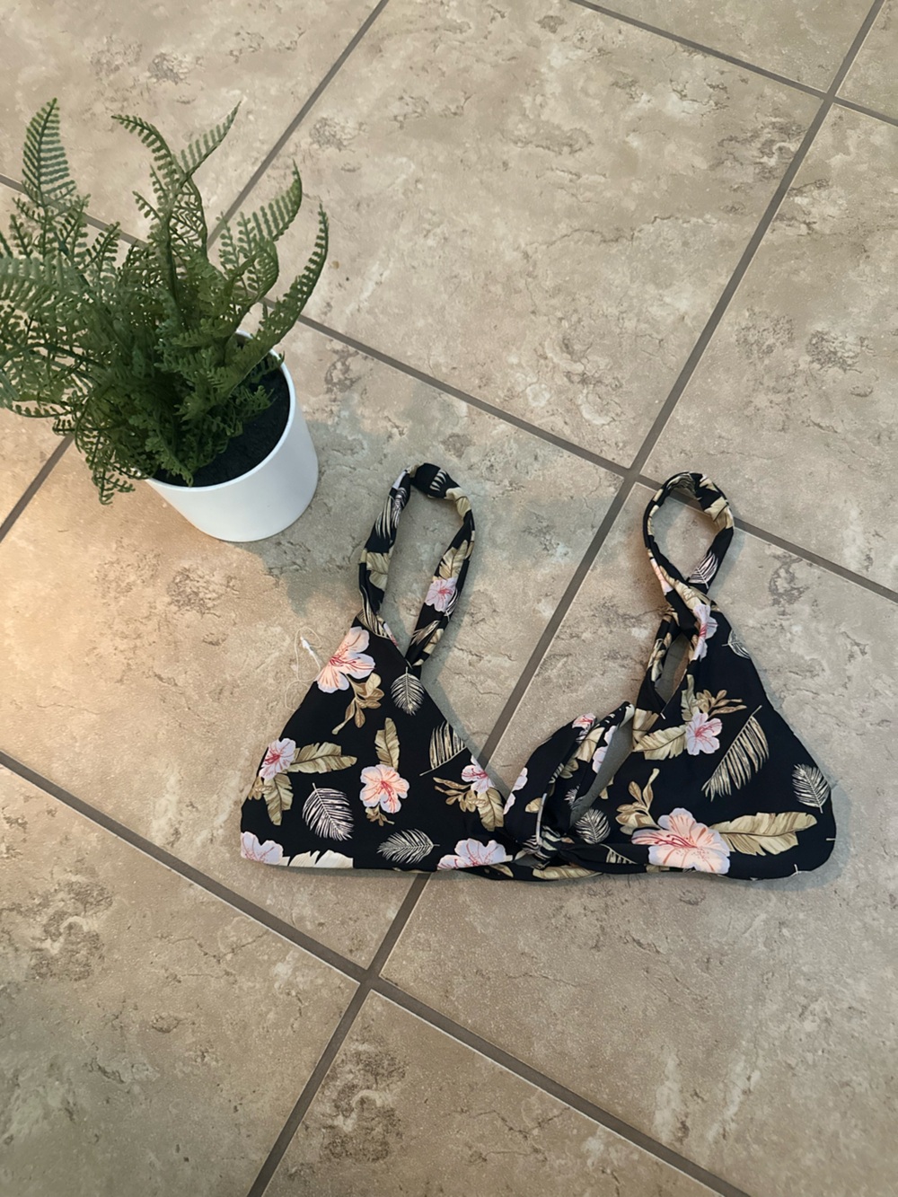 JACKS FLORAL BIKINI TOP